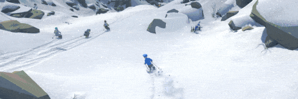 孤山速降雪地騎手|v1.2|官方中文|支持手柄|孤獨的山脈: Snow Riders插圖2