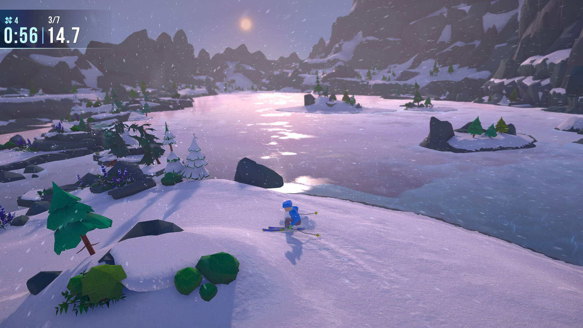 孤山速降雪地骑手|v1.2|官方中文|支持手柄|Lonely Mountains: Snow Riders插图6