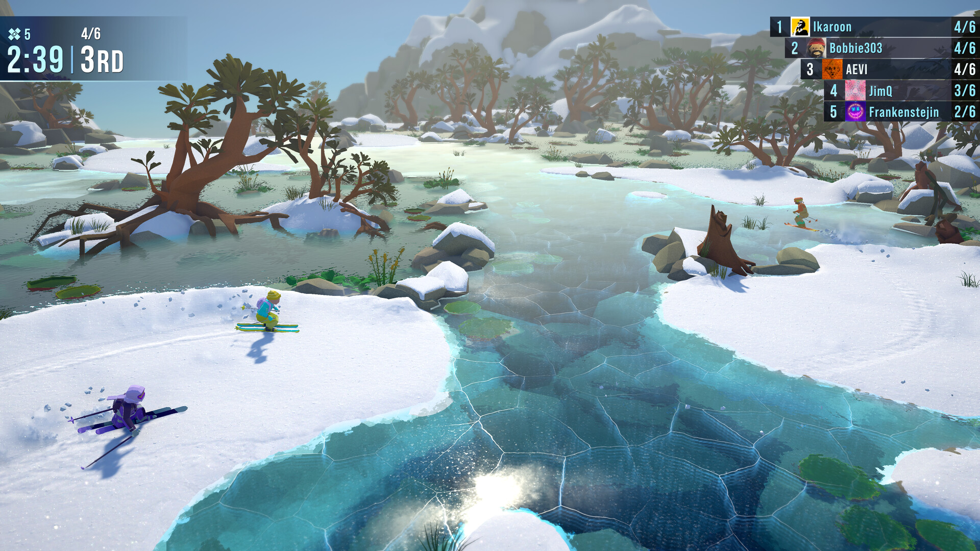 孤山速降雪地骑手|v1.2|官方中文|支持手柄|Lonely Mountains: Snow Riders插图7