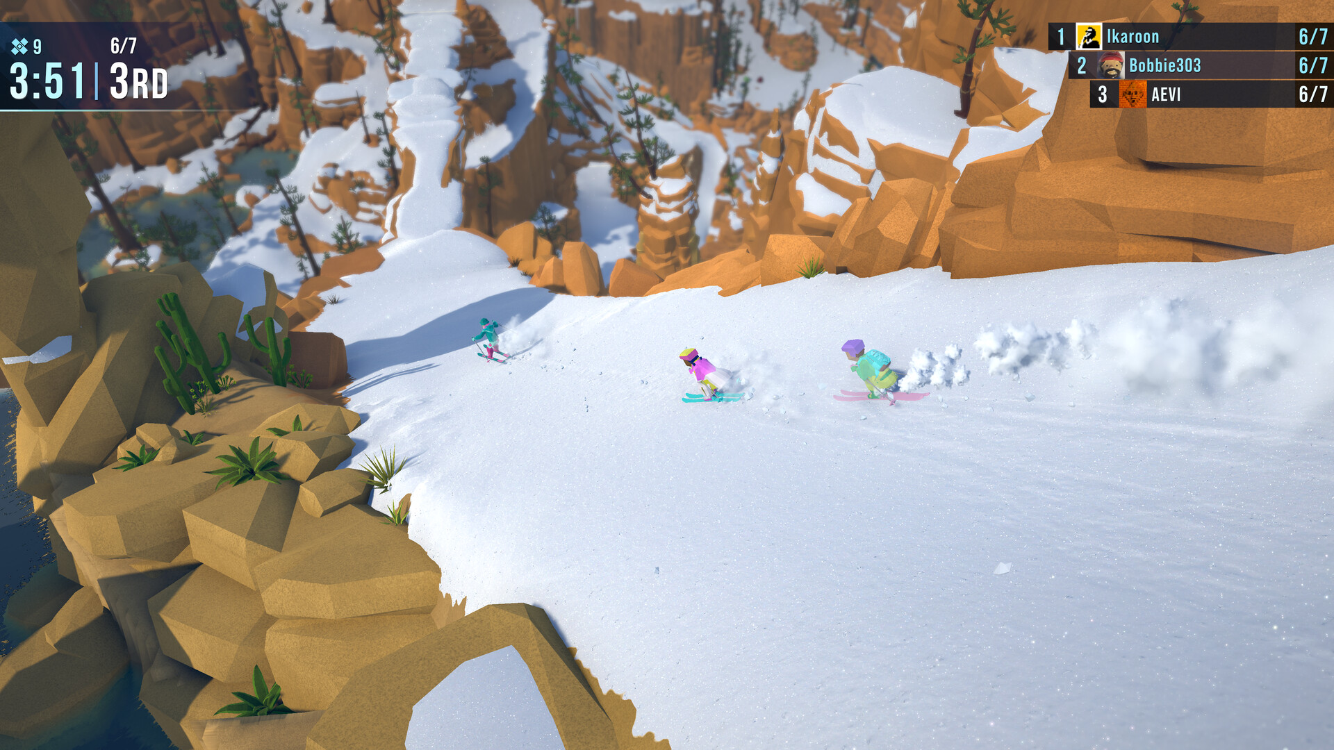 孤山速降雪地骑手|v1.2|官方中文|支持手柄|Lonely Mountains: Snow Riders插图8