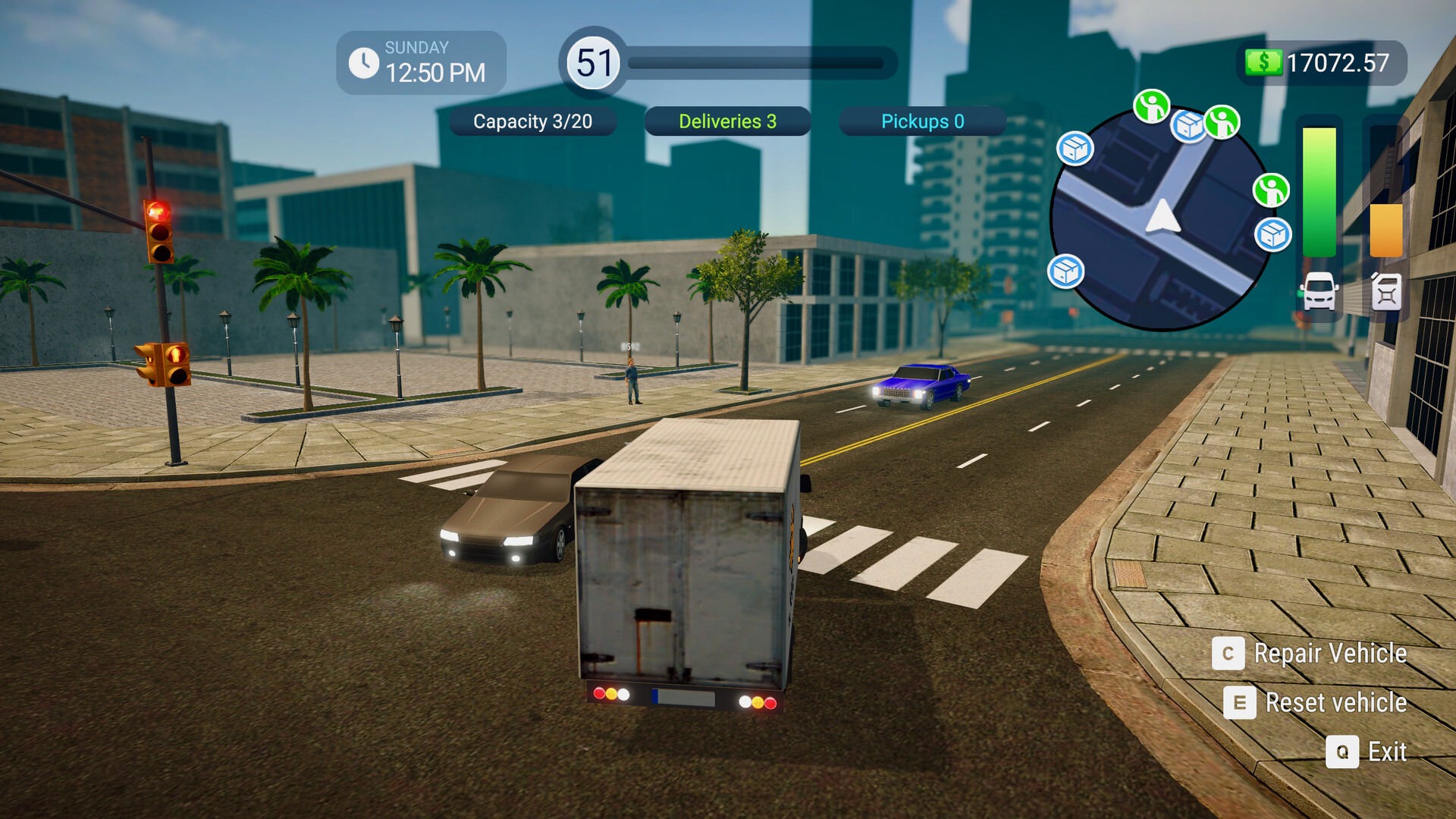 包裹配送模拟器/Parcel Delivery Simulator